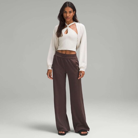 lululemon Espresso Ribbed Softstreme High-Rise Pant 32.5" size 4 - Picture 3 of 16